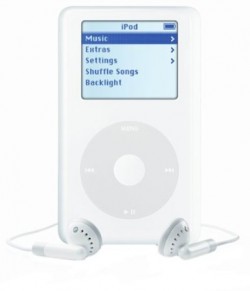 Old iPod With Headphones